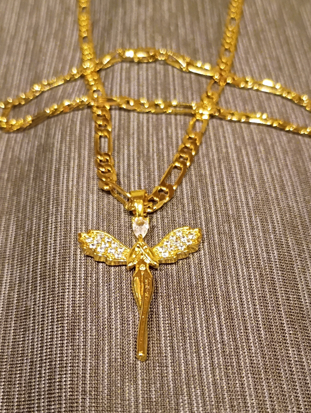 Golden Guardian Angel Set Men's/Women's  Jewelry